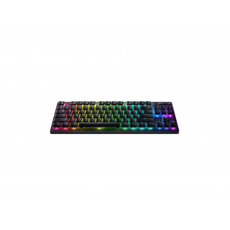Razer | Deathstalker V2 Pro | Gaming Keyboard | Wireless/Wired | Bluetooth | RGB LED light | Wireless connection | Cyrillic | Bl