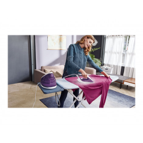 Philips | Ironing System | GC7933/30 PerfectCare Compact Plus | 2400 W | Continuous steam 120 g/min | Purple