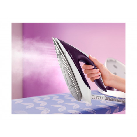 Philips | Ironing System | GC7933/30 PerfectCare Compact Plus | 2400 W | Continuous steam 120 g/min | Purple