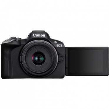 Canon | EOS R50 + RF-S 18-45mm F4.5-6.3 IS STM (SIP) | Megapixel 24.2 MP | Image stabilizer | ISO sensitivity (max) 32000 | Disp