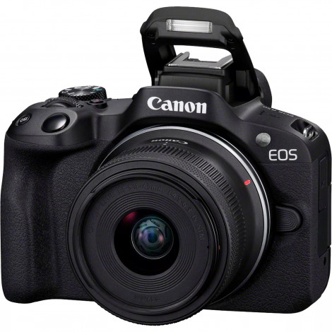 Canon | EOS R50 + RF-S 18-45mm F4.5-6.3 IS STM + RF-S 55-210mm F5-7.1 IS STM (SIP) | Megapixel 24.2 MP | Image stabilizer | ISO 