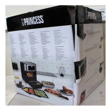 SALE OUT. Princess 01.182065.01.001 Aerofryer Oven, Black/Stainless Steel | Princess Aerofryer Oven | 182065 | Power 1500 W | Ca