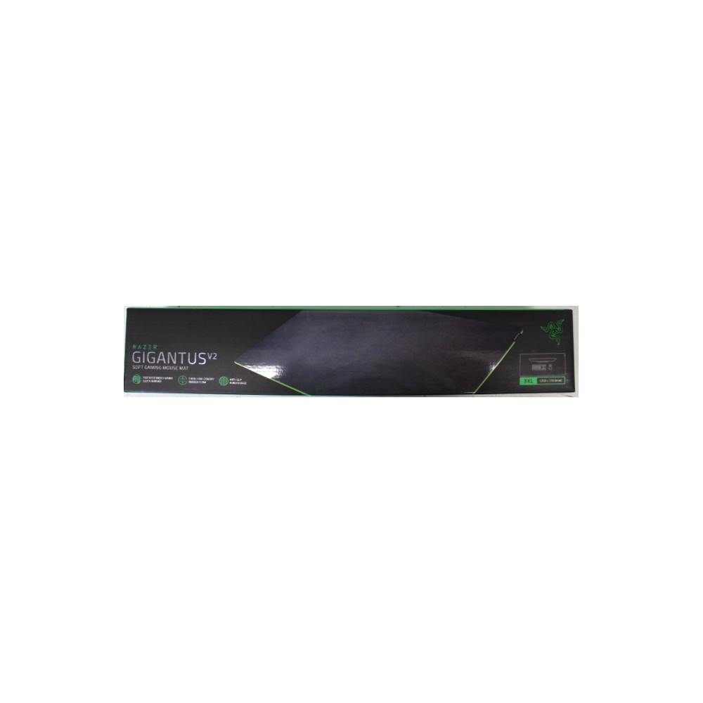 SALE OUT. | Razer | Rubber foam | Gigantus V2 Soft, 3XL | Gaming mouse pad | Black | USED AND DIRTY