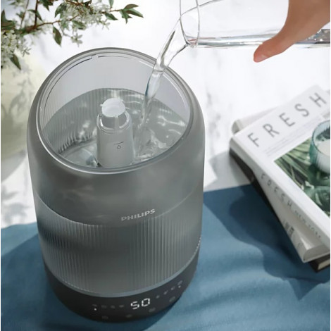 Philips | Humidifier | HU1510/03 Series 1000 | 19.6 W | Water tank capacity 3 L | Suitable for rooms up to 41 m | Ultrasonic | H