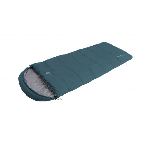 Outwell Campion Lux Teal | Sleeping Bag | -16/5 C | 2 way open - auto lock, L-shape