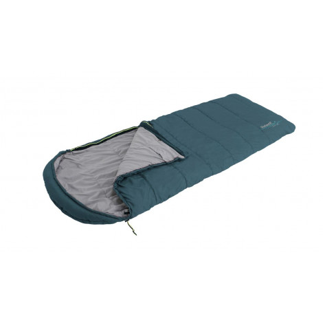 Outwell Campion Lux Teal | Sleeping Bag | -16/5 C | 2 way open - auto lock, L-shape
