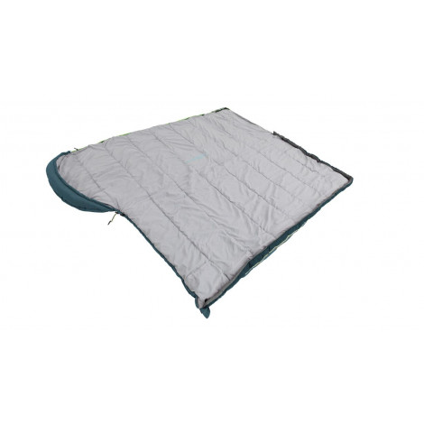 Outwell Campion Lux Teal | Sleeping Bag | -16/5 C | 2 way open - auto lock, L-shape
