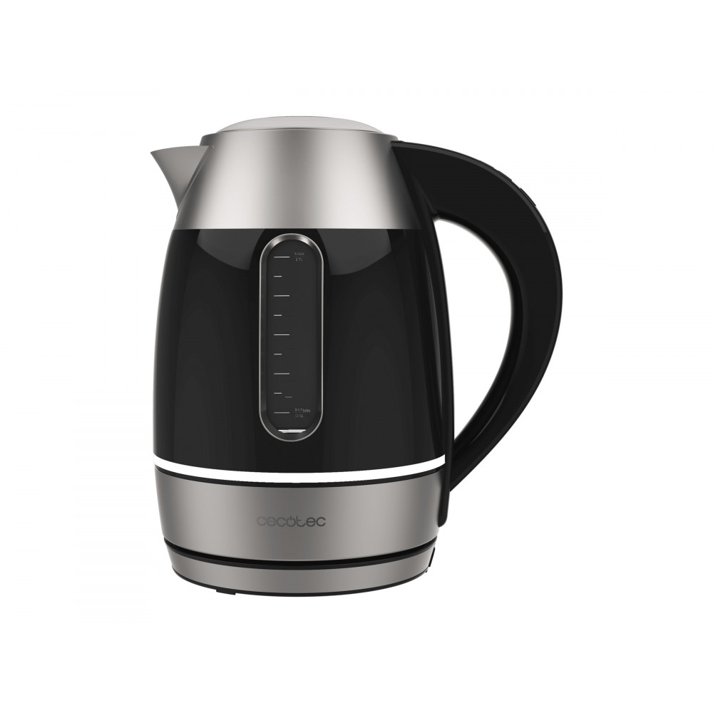 Cecotec Kettle | Thermosense 400 VisionLight | Electric | 2200 W | 1.7 L | Stainless steel | 360 rotational base | Black/Stainle
