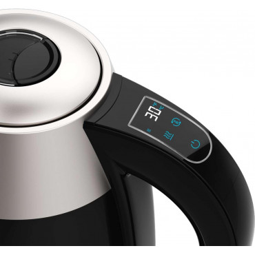 Cecotec Kettle | Thermosense 400 VisionLight | Electric | 2200 W | 1.7 L | Stainless steel | 360 rotational base | Black/Stainle