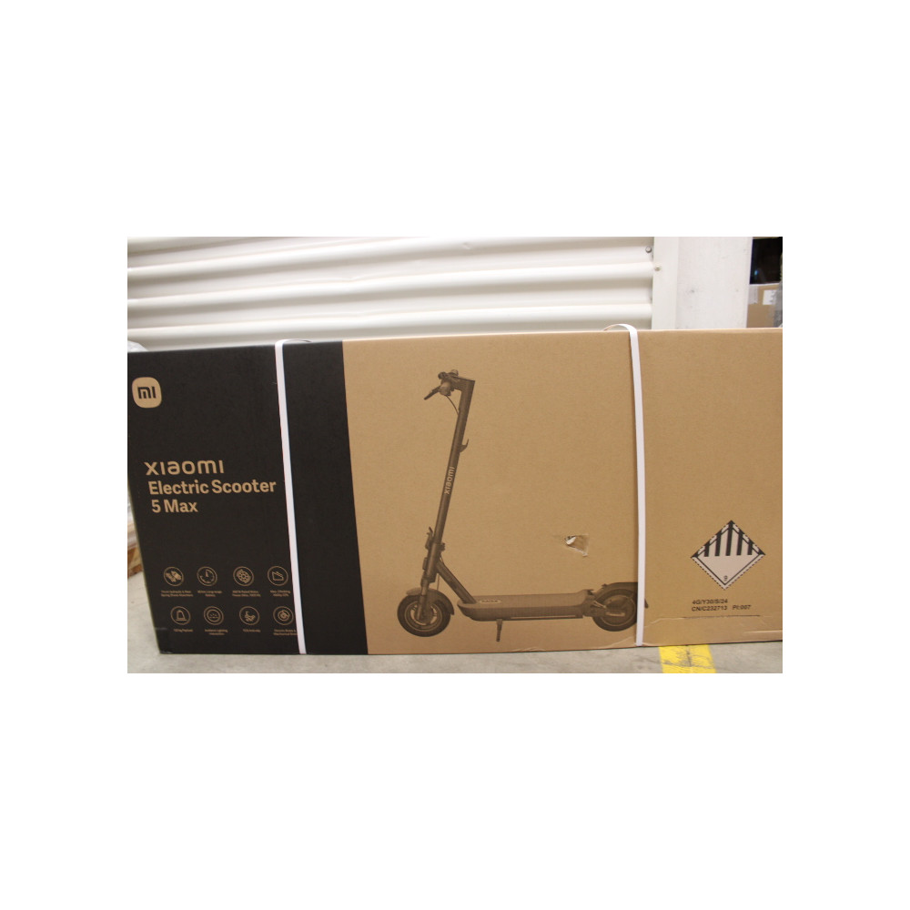 SALE OUT. Xiaomi Electric Scooter 5 Max GL | Xiaomi | Electric Scooter 5 Max GL | 25 kg/h | 10 " | Black | 24 month(s) | DAMAGED