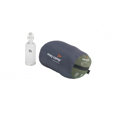 Easy Camp Raven II Mummy -1 C | Sleeping Bag | 215 x 76 x 50 cm | -16 to 4 C | Two-way open-end, L-shaped, autolock