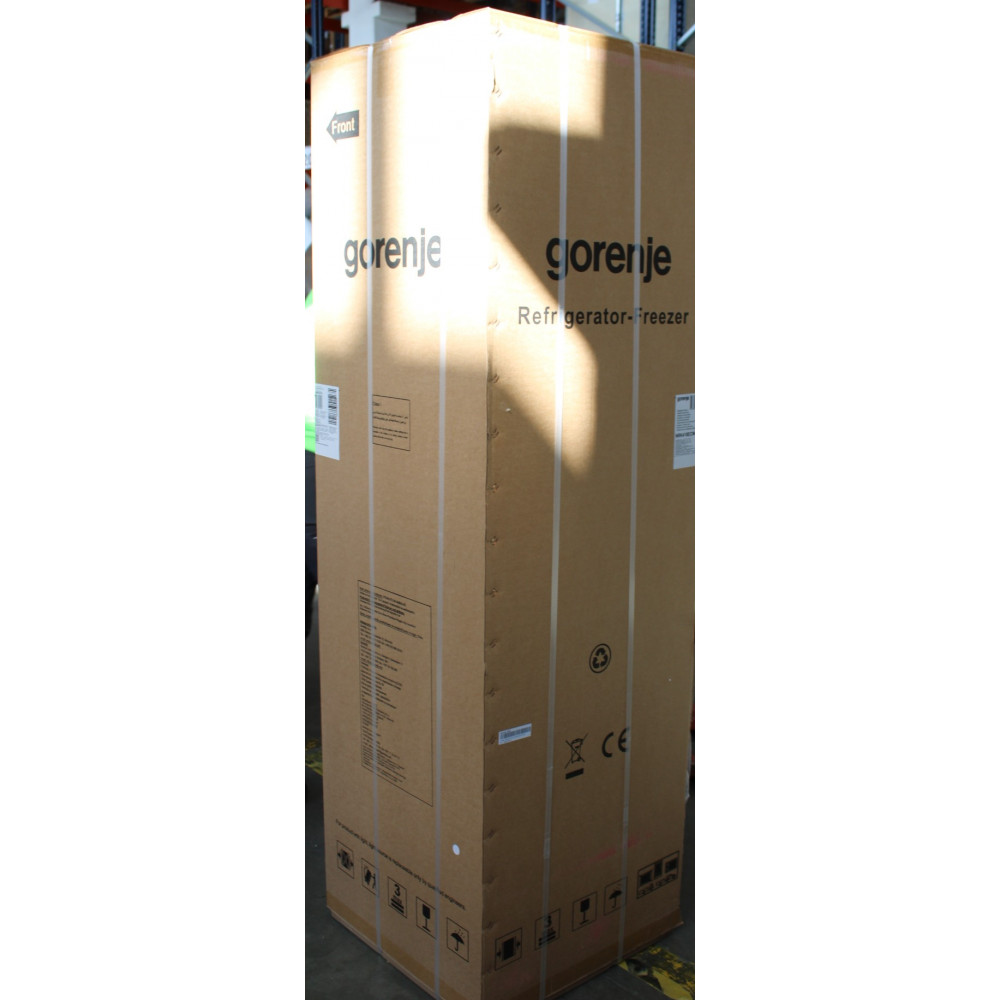 SALE OUT. Gorenje NRK418ECW4 Refrigerator, E, Free standing, Bottom freezer, Height 182 cm, Net Fridge 171 L, Net Freezer 85 L, 