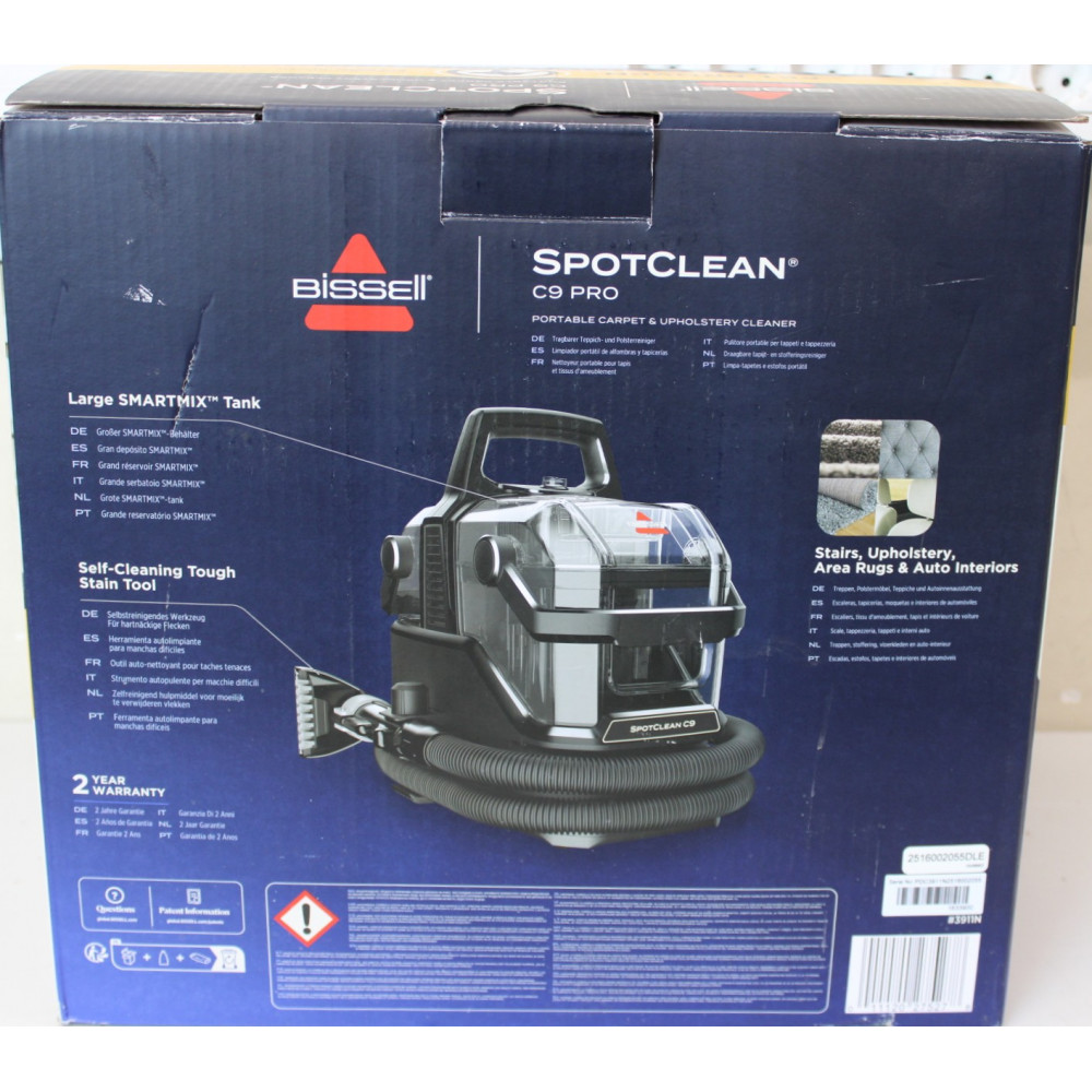 SALE OUT. Bissell SpotClean C9 Pro Portable Carpet & Upholstery Cleaner | Bissell | Portable Carpet and Upholstery Cleaner | Spo