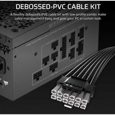 Corsair Fully Modular ATX Power Supply (EU) | RM750x SHIFT | 750 W | Black