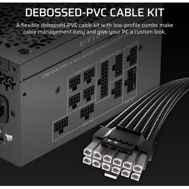 Corsair Fully Modular ATX Power Supply (EU) | RM850x SHIFT | 850 W | Black