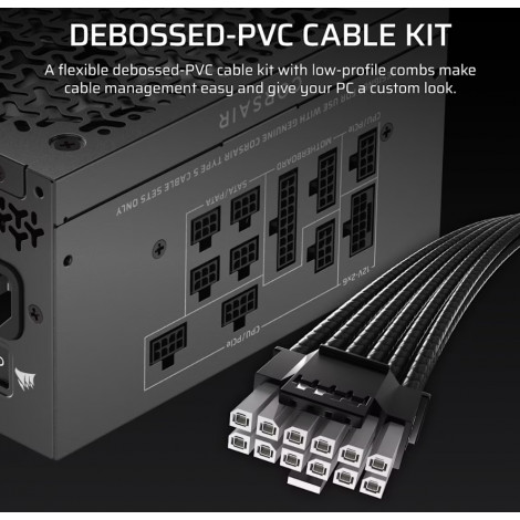 Corsair Fully Modular ATX Power Supply (EU) | RM850x SHIFT | 850 W | Black
