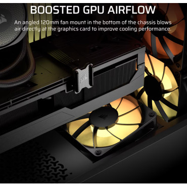 Corsair PC Case | 3200D RS | Black | Mid-Tower
