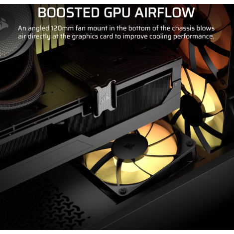 Corsair PC Case | 3200D RS | Black | Mid-Tower