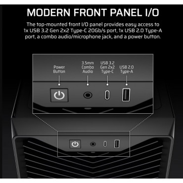 Corsair PC Case | 3200D RS | Black | Mid-Tower