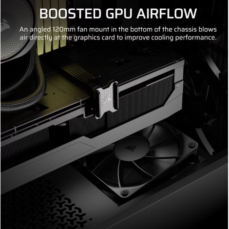 Corsair PC Case | 3200D RS | Black | Mid-Tower