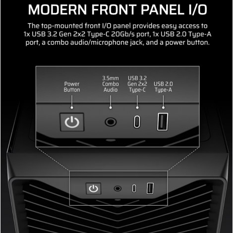 Corsair PC Case | 3200D RS | Black | Mid-Tower