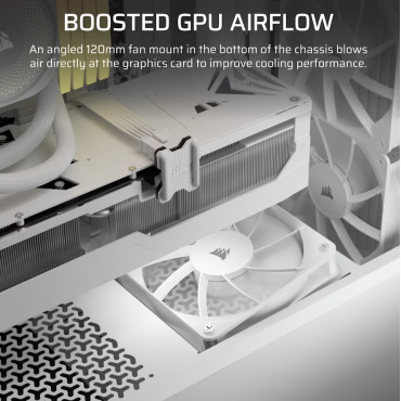 Corsair PC Case | 3200D RS | White | Mid-Tower