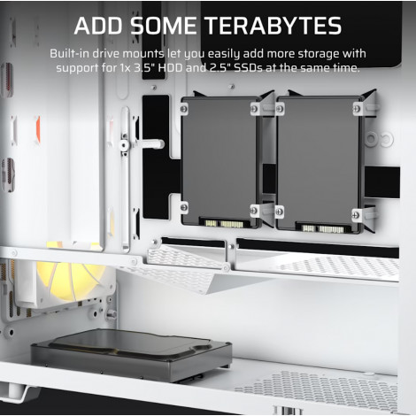 Corsair PC Case | 3200D RS ARGB | White | Mid-Tower