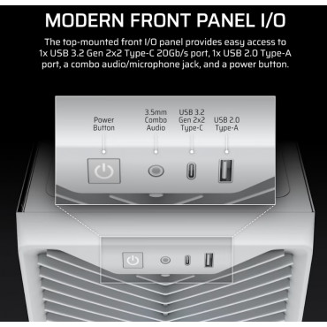 Corsair PC Case | 3200D RS ARGB | White | Mid-Tower