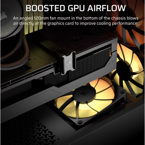 Corsair PC Case | 3200D RS ARGB | Smoke | Mid-Tower