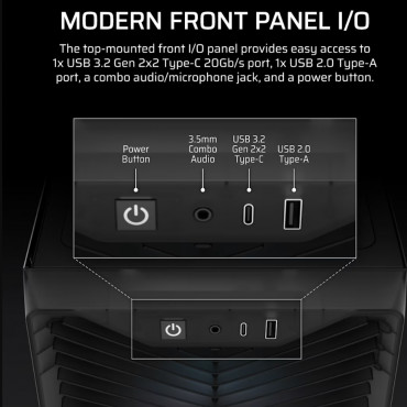 Corsair PC Case | 3200D RS ARGB | Smoke | Mid-Tower
