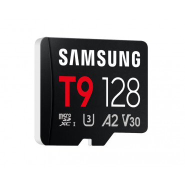 Samsung T9 | MicroSD Card | 128 GB | microSDXC | Flash memory class U3, V30, A2