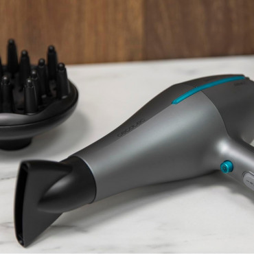 Cecotec Hair dryer | IoniCare 5300 Maxi Aura Black | 2200 W | Number of temperature settings 3 | Ionic function | Black/Grey | D