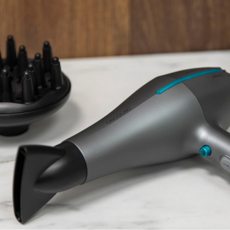 Cecotec Hair dryer | IoniCare 5300 Maxi Aura Black | 2200 W | Number of temperature settings 3 | Ionic function | Black/Grey | D