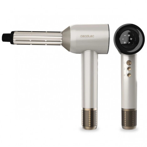 Cecotec Hair dryer | DryGlam Waves Champagne | 1600 W | Number of temperature settings 3 | Ionic function | Champagne | Diffuser