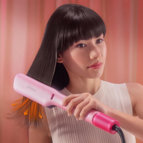 Cecotec Hair Straightener | Air Lisse Champagne | Ceramic heating system | Ionic function | Temperature (max) 230 C | Temperatur