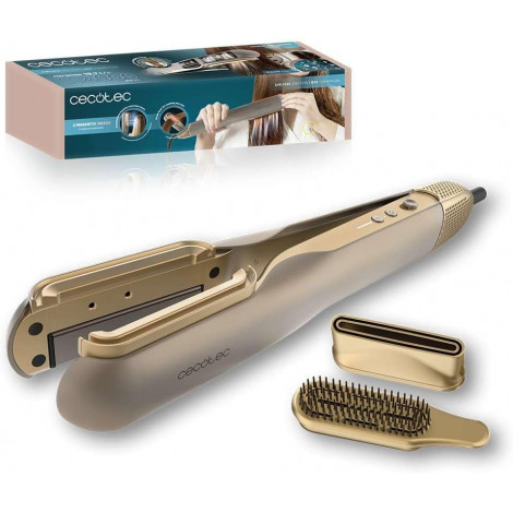 Cecotec Air Straightener | AirLisse 2in1 ForceDry Champagne | Ceramic heating system | Number of heating levels 4 | 1000 W | Bei