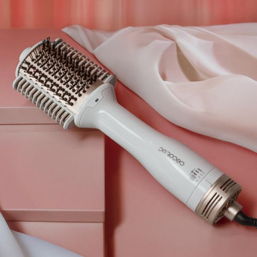 Cecotec Air Brush with Heating Plates | Air DryBold | Ceramic heating system | Ion conditioning | 1200 W | Gold/White