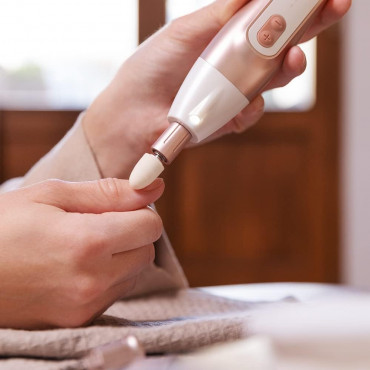 Cecotec Electric Manicure and Pedicure Set | PinkyCare 700 Perfect Nails | Nail Drill | Pink/White