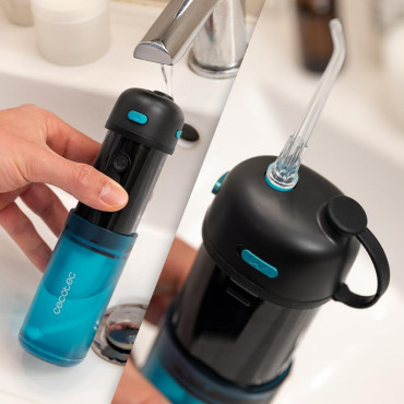 Cecotec Oral Irrigator | ToothCare Jet Splash | 150 ml | Black/Blue | Number of heads 2
