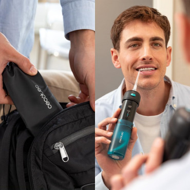 Cecotec Oral Irrigator | ToothCare Jet Splash | 150 ml | Black/Blue | Number of heads 2