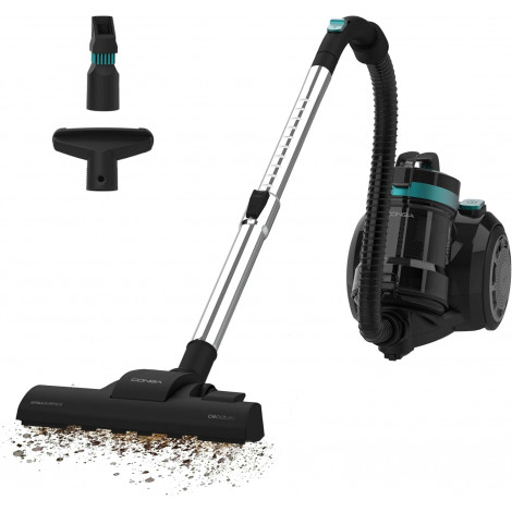Cecotec Vacuum cleaner | The Conga Rockstar Cyclonic Plus | Bagless | Dust capacity 2 L | Power 800 W | Black