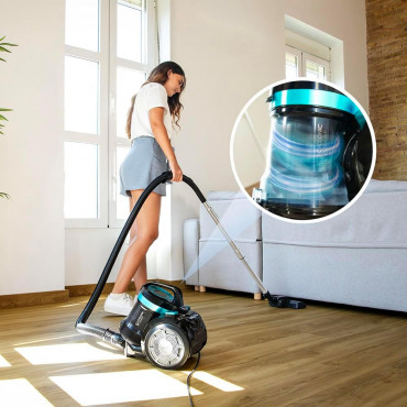 Cecotec Vacuum cleaner | The Conga Rockstar Cyclonic Plus | Bagless | Dust capacity 2 L | Power 800 W | Black