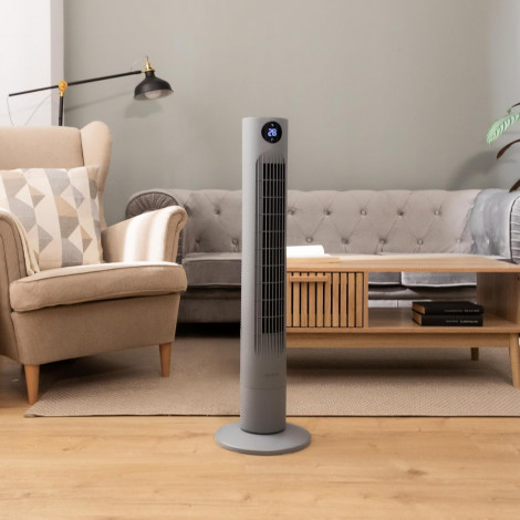 Cecotec EnergySilence 800 Skyline Smart | Tower Fan | Stand Fan | 60 W | Diameter 27 cm | Number of speeds 3 | Oscillation | Rem