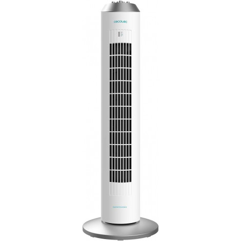 Cecotec EnergySilence 8090 Skyline | Tower Fan | Stand Fan | 60 W | Diameter 29 cm | Number of speeds 3 | Oscillation | White
