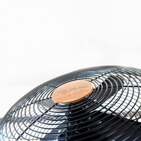 Cecotec EnergySilence 600 WoodDesk | Desktop Fan | Table Fan | 40 W | Diameter 30 cm | Number of speeds 3 | Oscillation | Beige/