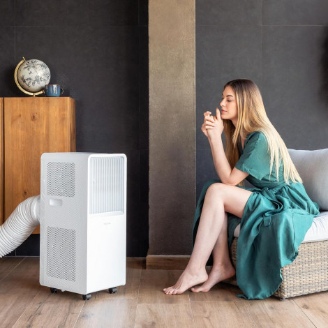 Cecotec Portable Air conditioner | ForceClima 7550 Style Connected | Number of speeds 2 | White