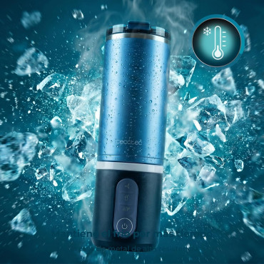 Cecotec Blender | Power Titanium Shake2Go | Portable | 180 W | Jar material BPA-free | Jar capacity 0.6 L | Dark Steel