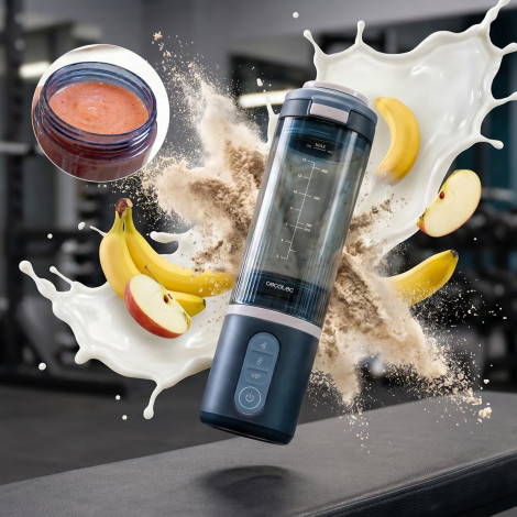 Cecotec Blender | Power Titanium Shake2Go | Portable | 180 W | Jar material BPA-free | Jar capacity 0.6 L | Lagoon