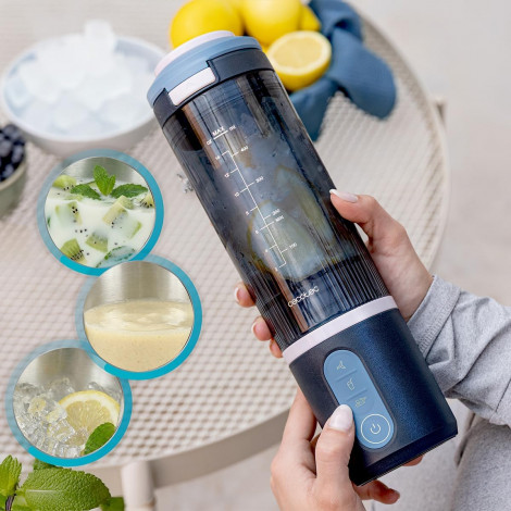 Cecotec Blender | Power Titanium Shake2Go | Portable | 180 W | Jar material BPA-free | Jar capacity 0.6 L | Lagoon