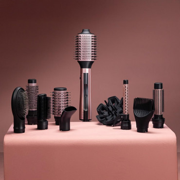 Cecotec Air Brush | CeramicCare 10in1 AirBrush | Ion conditioning | Number of heating levels 3 | 1200 W | Black/Pink